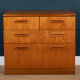 Restored Teak 1960s Retro 2 Drawer Over 3 Chest Of Drawers By Meredew