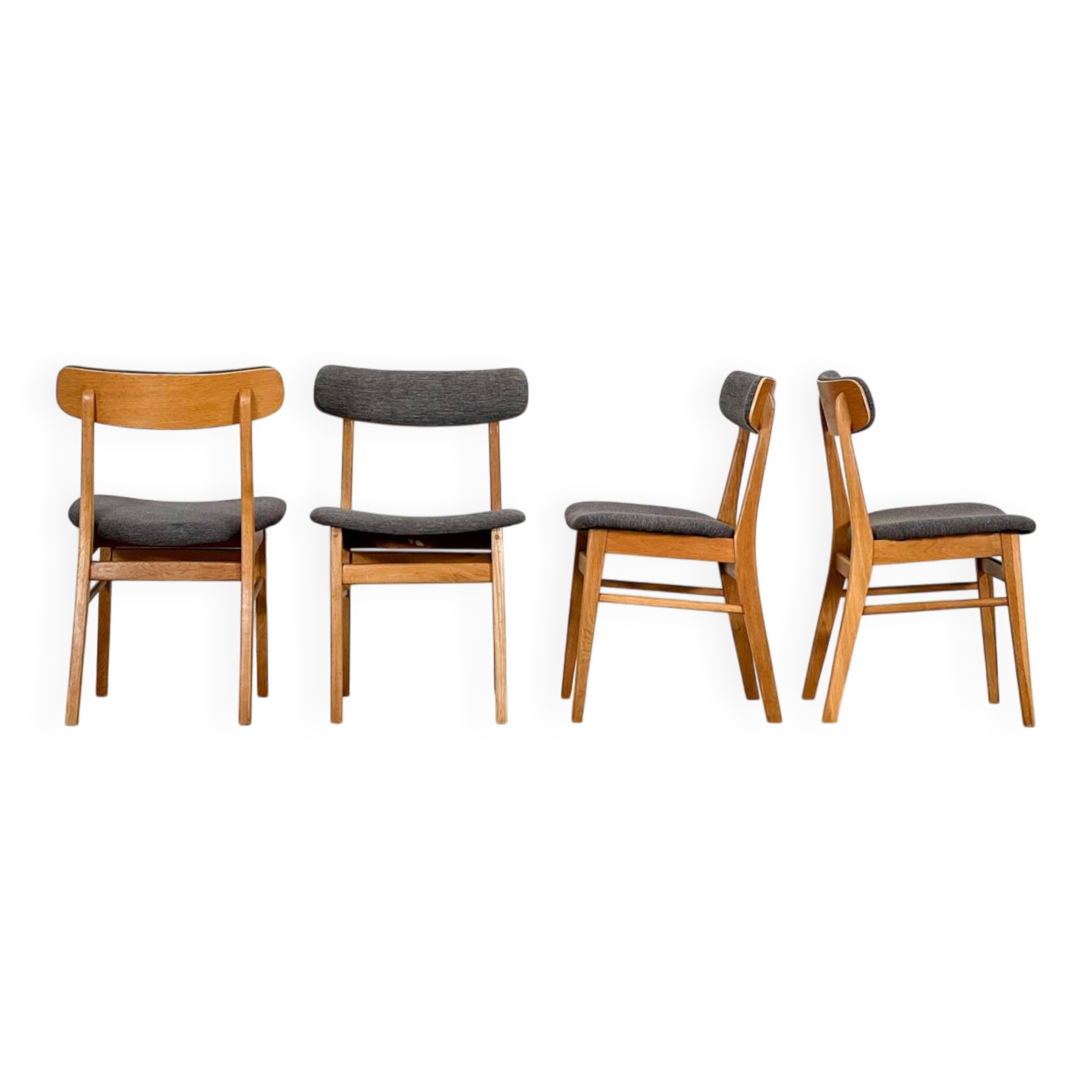 A set of four Danish Farstrup chairs In oak