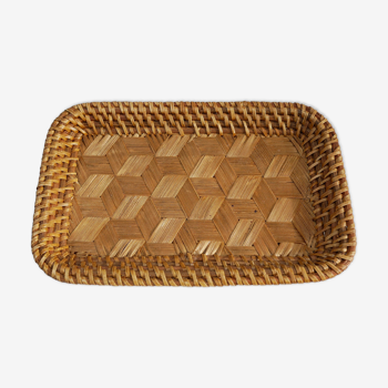 Rattan tray