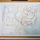 Uruguay, period map, 1887, Authentic.