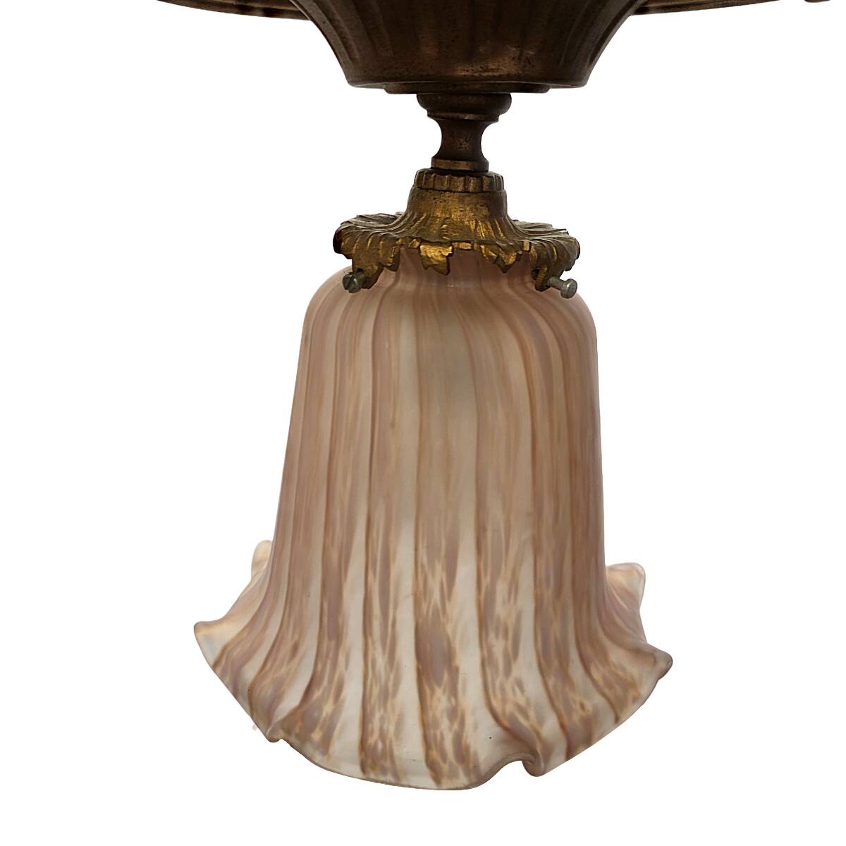 Antique Art Nouveau Ceiling Lamp, early 1900s