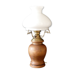 Lampe de table vintage - opaline