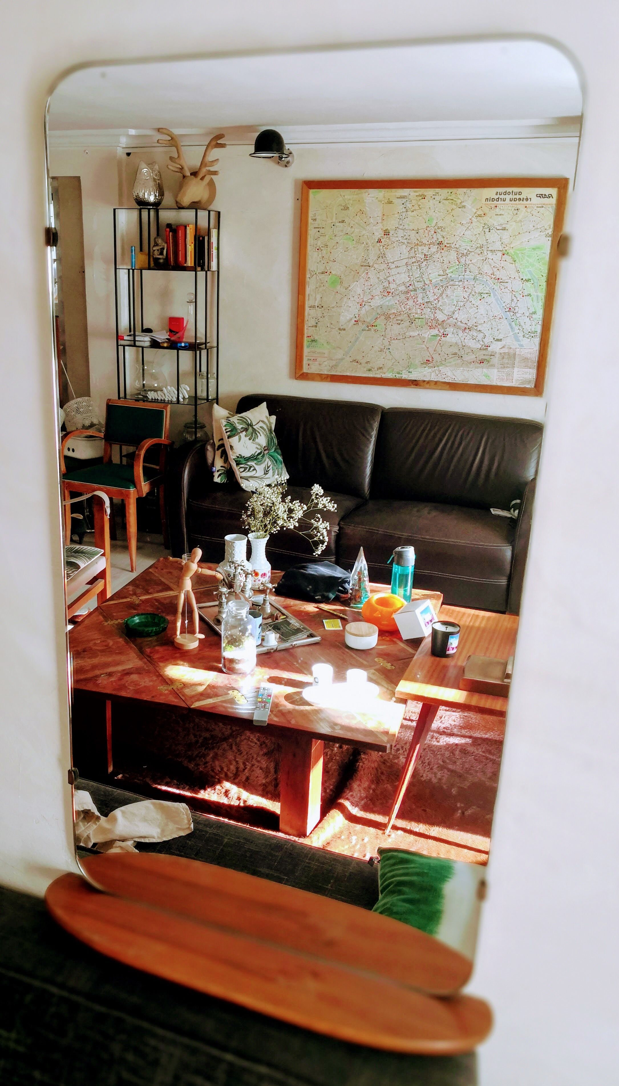 Scandinavian mirror 51x98cm