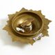 1960s Space Age Star Design Wall or Ceiling Lamps in Bronze