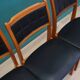 Set of four beech chairs, Danish design, 1970s, production: Denmark