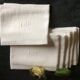 Lot de 6 serviettes anciennes monogrammées GJ