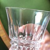 Set of 6 crystal wine glasses