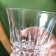 Set of 6 crystal wine glasses