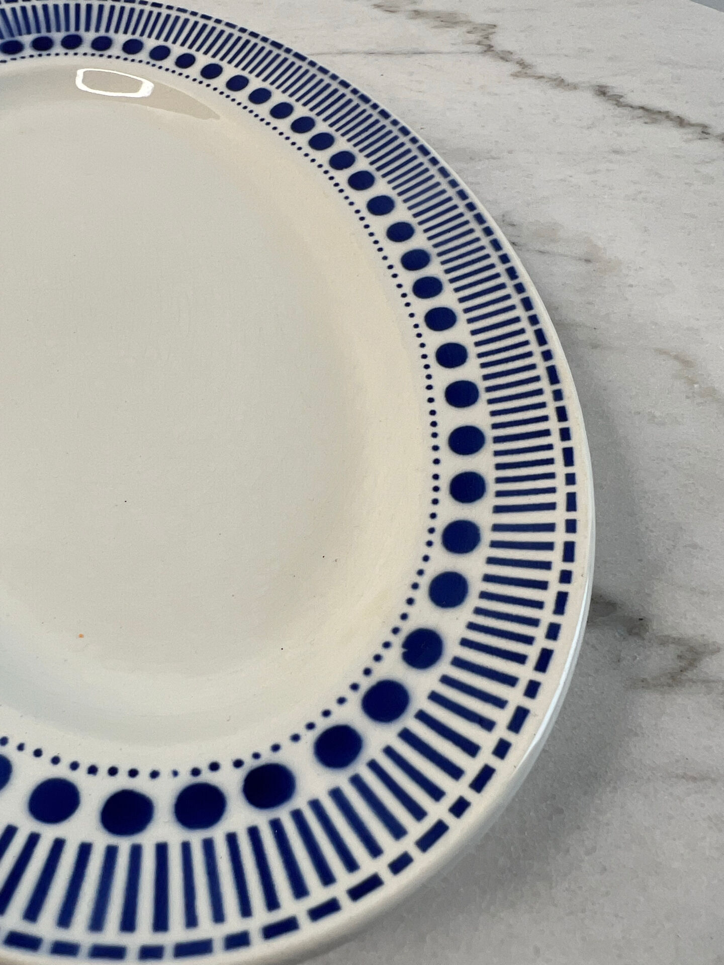 Plat ovale Sarreguemines collection Béatrice
