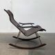 Mid-century Japanese space age folding rocking chair by Takeshi Nii, 1960s