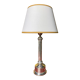Table lamp Empire style chrome metal 1970