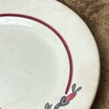 Two Digoin Sarreguemines dessert plates