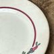 Two Digoin Sarreguemines dessert plates