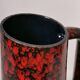Ceramic drip glaze vase by Scheurich West Germany, 1960's
