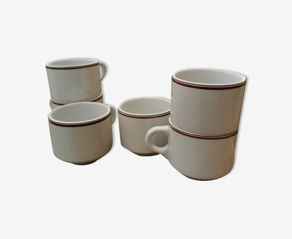 Lot de 6 tasses Pillivuyt