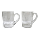 Baccarat pompadour 2 tea glasses crystal