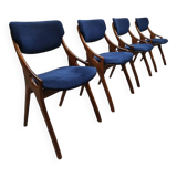 Danish vintage design dining chairs Hovmand Olsen