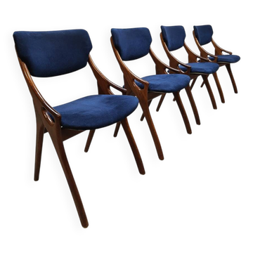 Danish vintage design dining chairs Hovmand Olsen