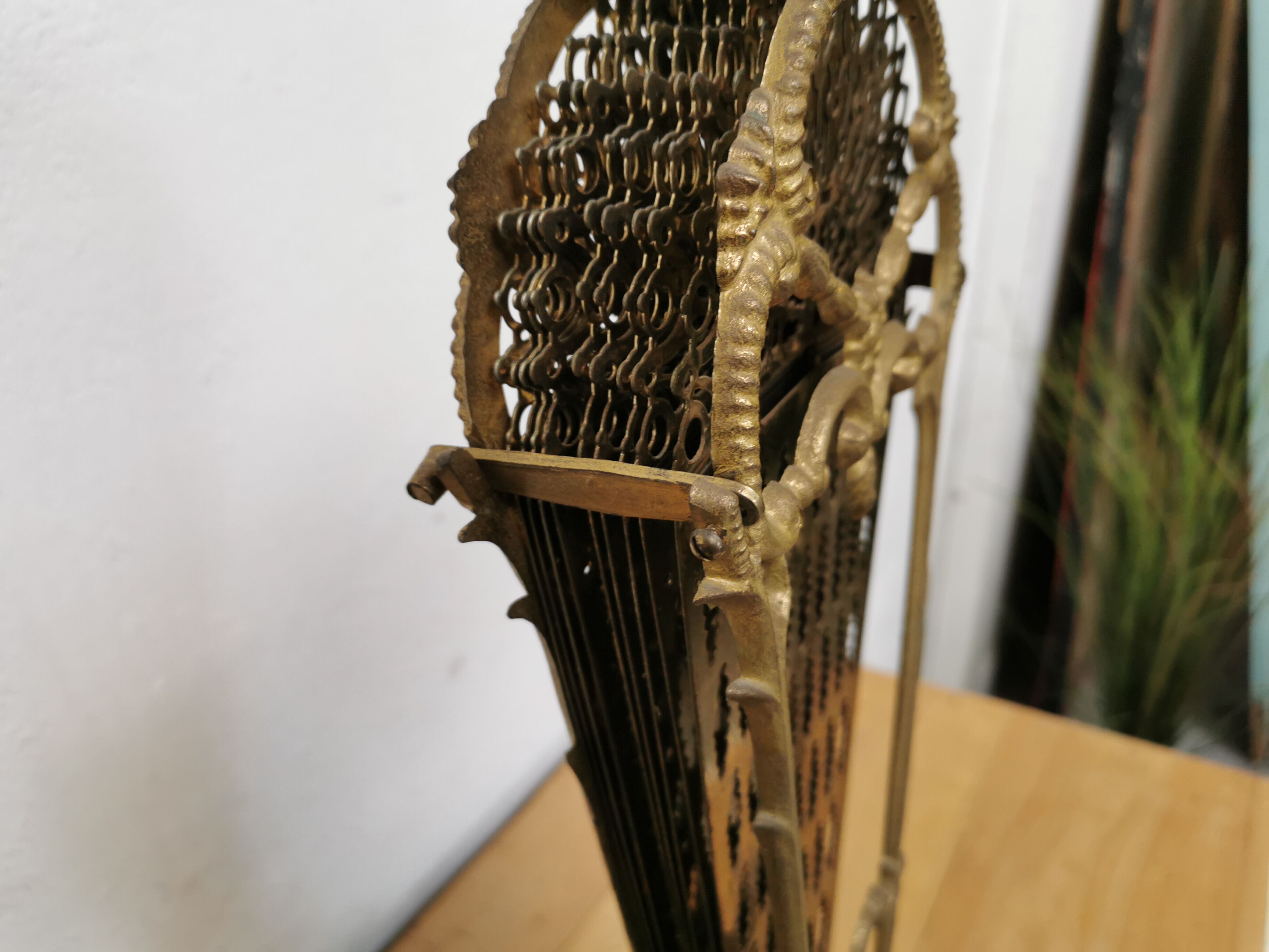 Fire firewall fan peacock bronze