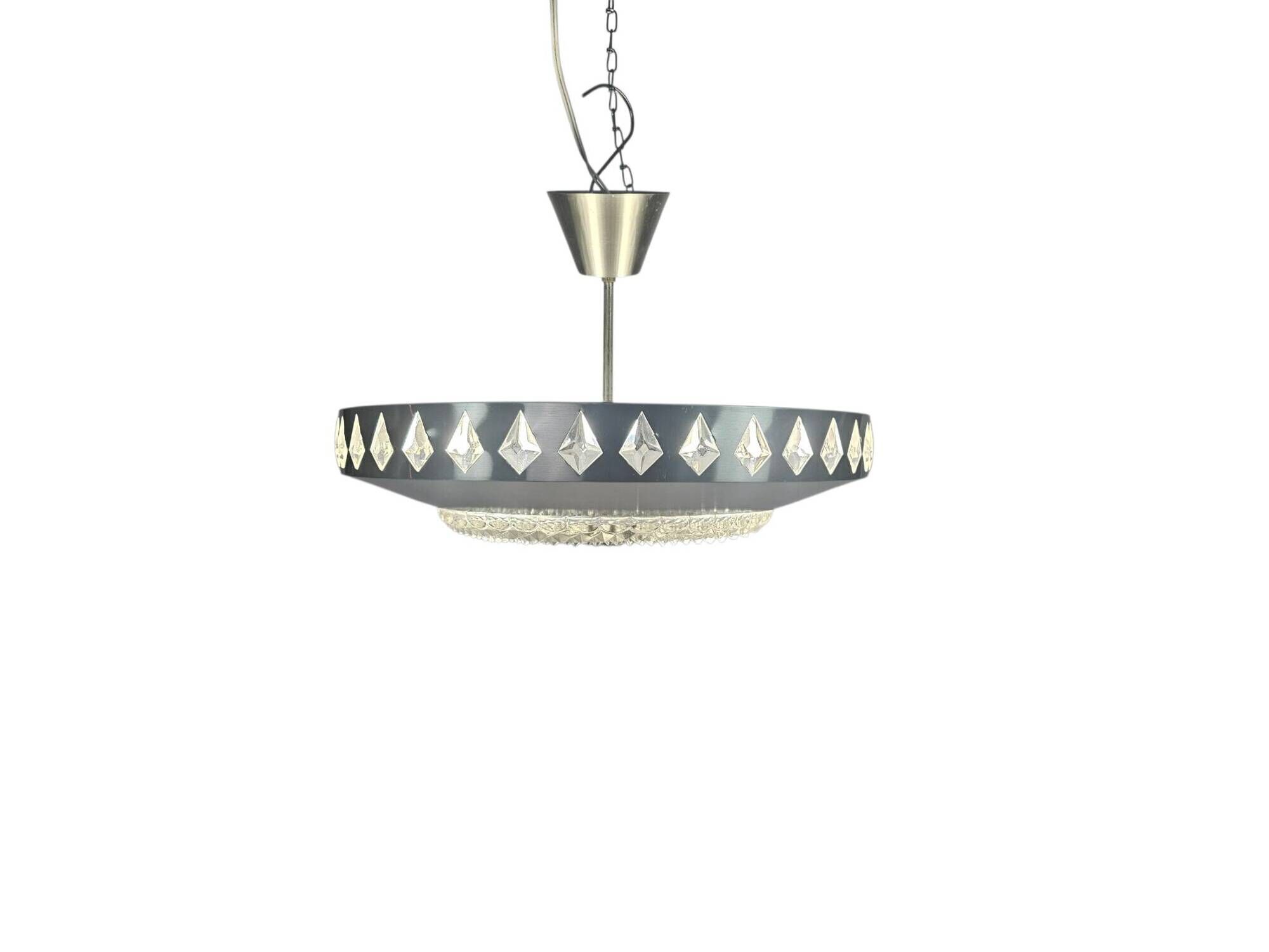 Vitrika - Orrefors - Carl Fagerlund - UFO lamp - Sweden - 1960s