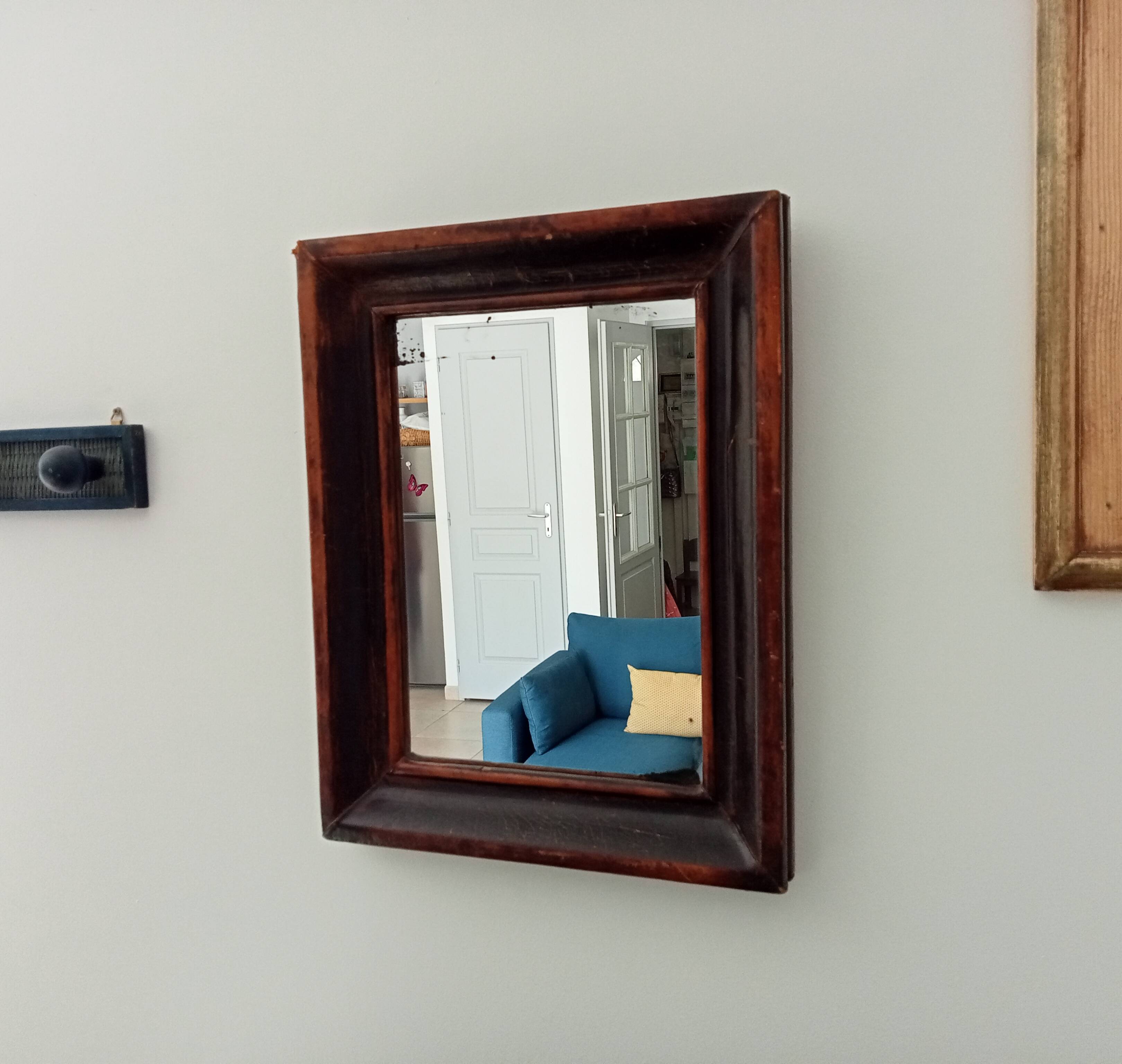 Old mirror 46x36 early XXeme