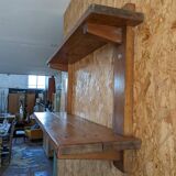 Oak wall shelf