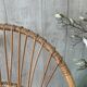 Fauteuil en rotin vintage