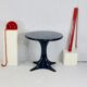 Fiberglass table, France, circa 1970