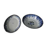 Lot of 2 serving dishes porcelain alba julia romania