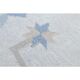 1970s Turkish Oushak Handmade Wool Cotton Blue Beige Area Rug 230x325