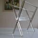 Modernist magazine holder Pop Space age smoked plexiglass vintage 70s