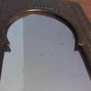 Miroir oriental laiton 25 x 16