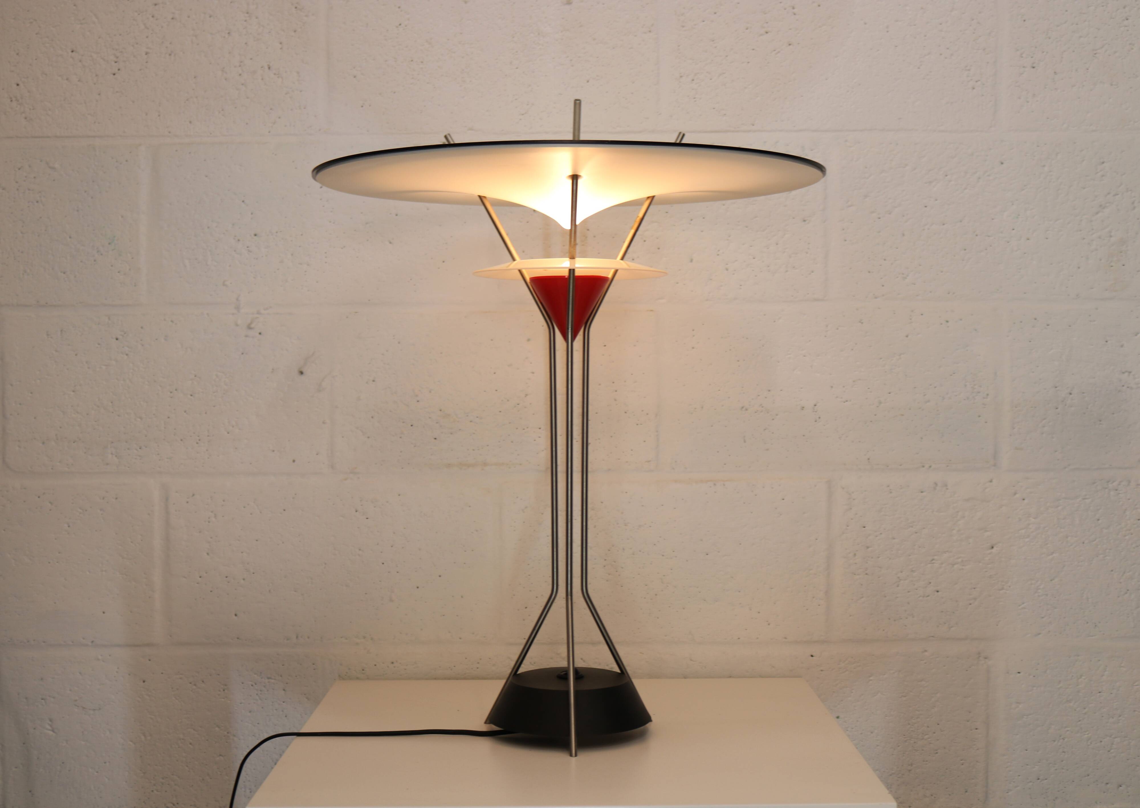 XL Space age desk lamp by Lyskilde and designed by Henrik Tengler - Denmark