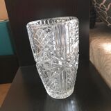 Old pressed glass vase