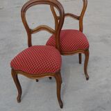 Paire de chaises Louis Philippe