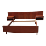 Vintage teak bed 2 places