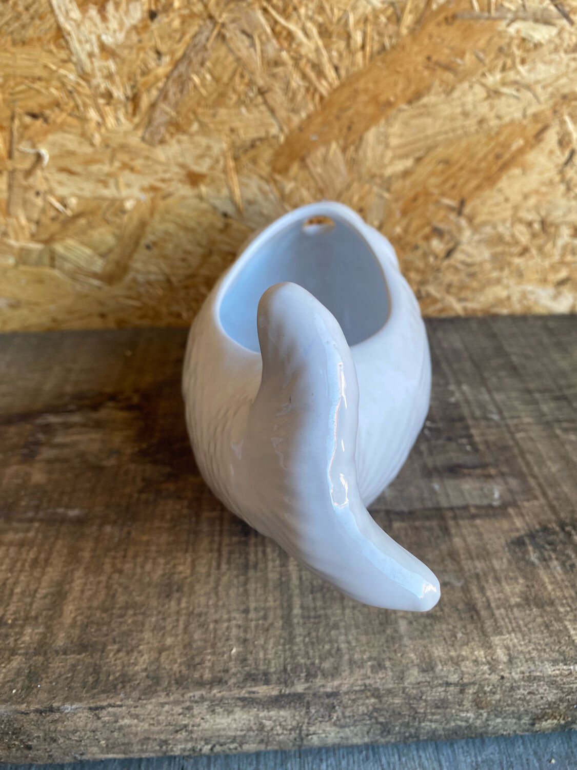 Vintage white ceramic fish sauce boat bruno evrard france