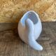 Vintage white ceramic fish sauce boat bruno evrard france
