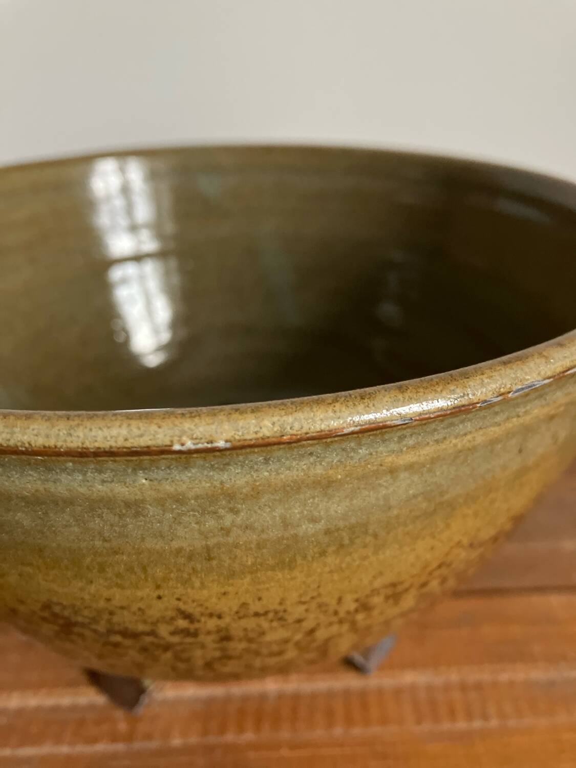 Stoneware dish strainer