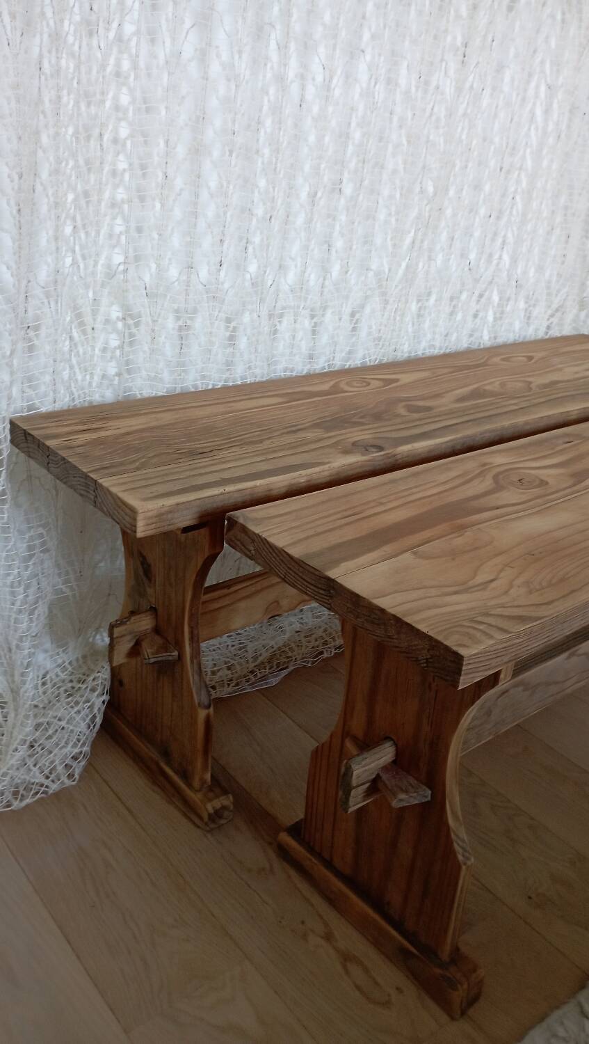 Pair of antique benches