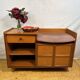 Mid-Century Retro Vintage Nathan Teak Telephone Seat – 1960s–1970s Stylish