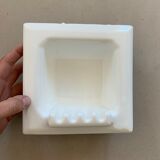 Built-in ceramic wall soap dish