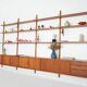 Teak modular shelving by Kjell Riise, Norway, 1960s