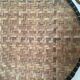 Wall composition of baskets and braided wicker trays