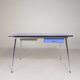 Formica table, desk with 2 drawers, 1950s
