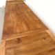 Large extendable farmhouse table in solid cherry wood - 1900s