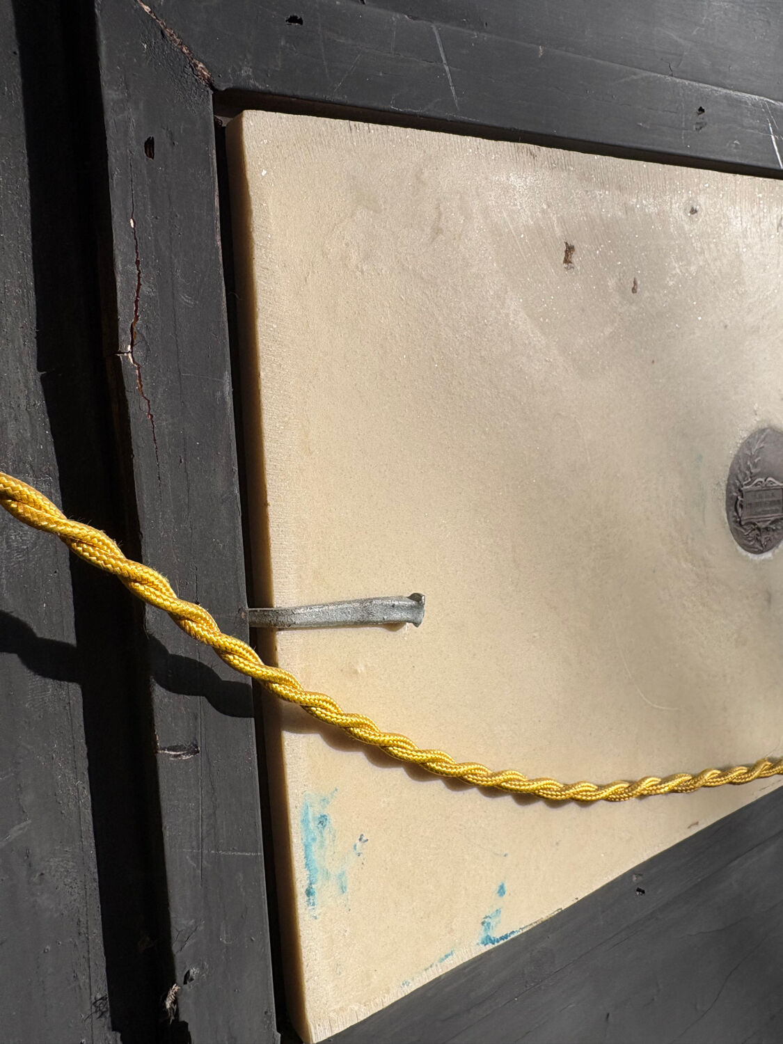 Marble bas-relief tableau of Putti