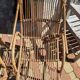 Pair of vintage rattan armchairs
