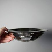 Set of 3 vintage stainless steel bowls from the 1980s.