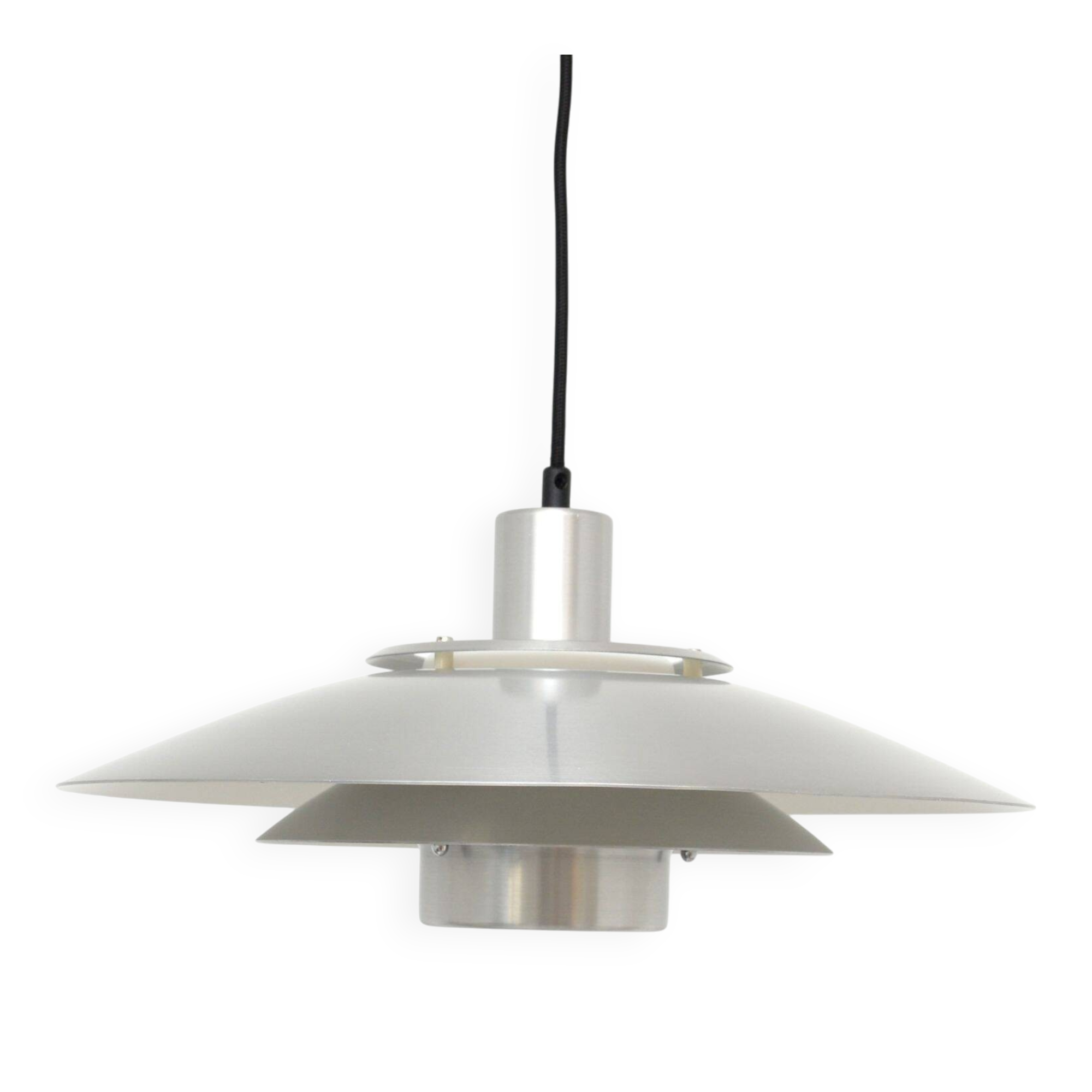 Silver Jeka lamp, Denmark 1970s